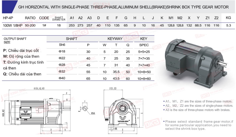ban-ve-dong-co-giam-toc-chan-de-Wanshsin-GH18-100W-5S
