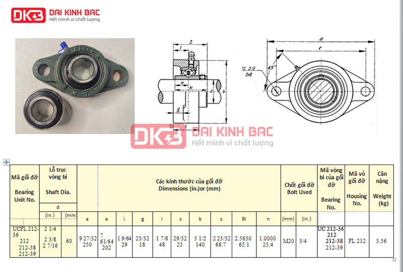 gối đỡ vòng bi ucfl 212