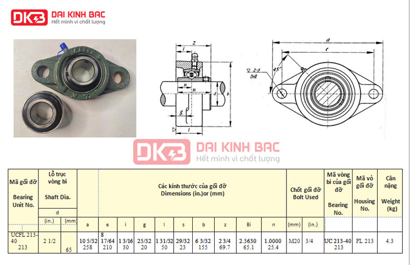 gối đỡ vòng bi ucfl 213