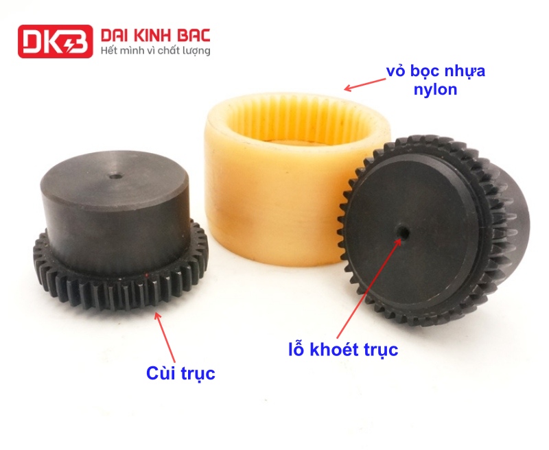 Khớp nối nylon cấu tạo