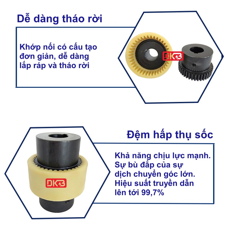 khớp nối nylon 