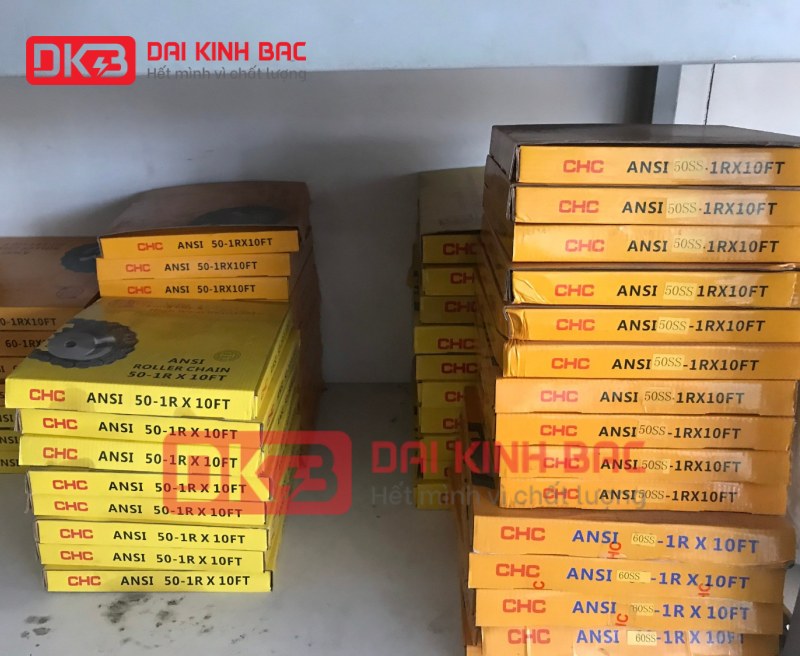 ứng dụng thực tế nhông xích công nghiệp