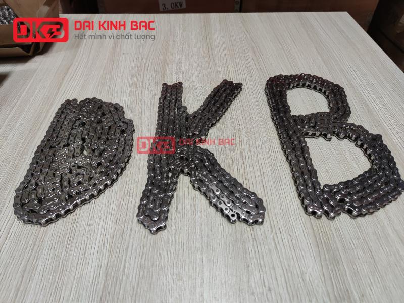 ảnh xích inox công nghiệp 41 bước xích 12.700 tiêu chuẩn ANSI