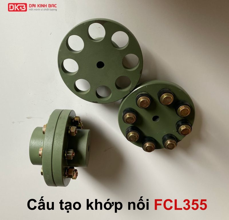 cấu tạo thực tế khớp nối FCL355