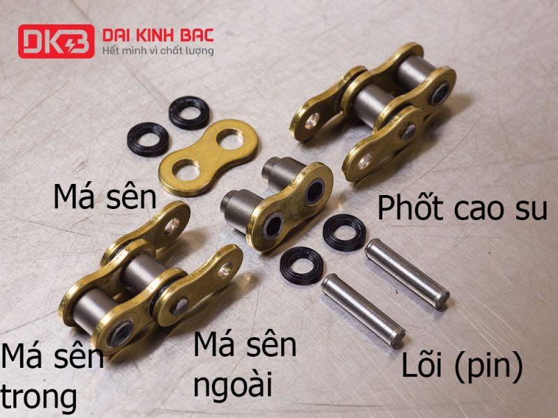 cấu tạo xích inox công nghiệp 41 bước xích 12.700